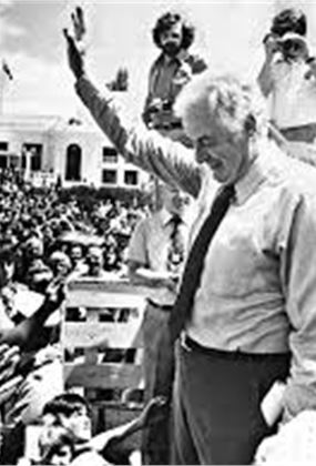 Whitlam's Dismissal: On These Very Steps